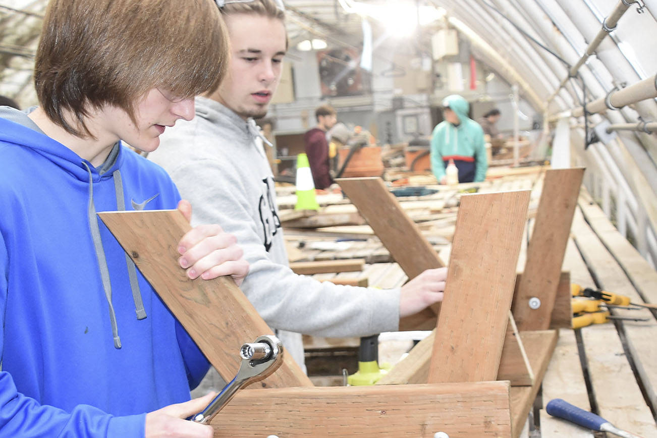 Students in new Regional Apprenticeship Pathways program getting training for skilled trades