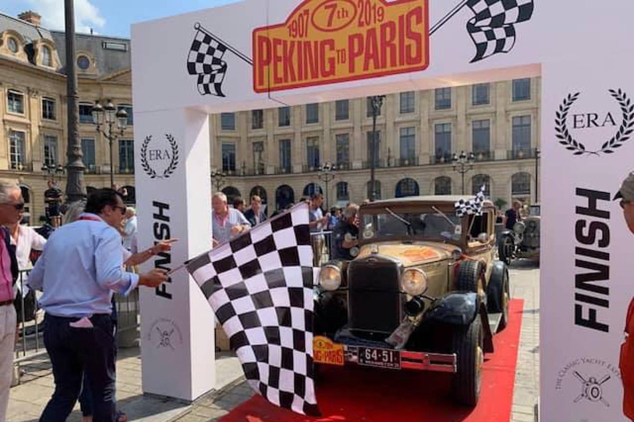 Vintage finish: Arlington doc, Rotarian triumphs in Peking to Paris rally; raises funds to wipe out polio