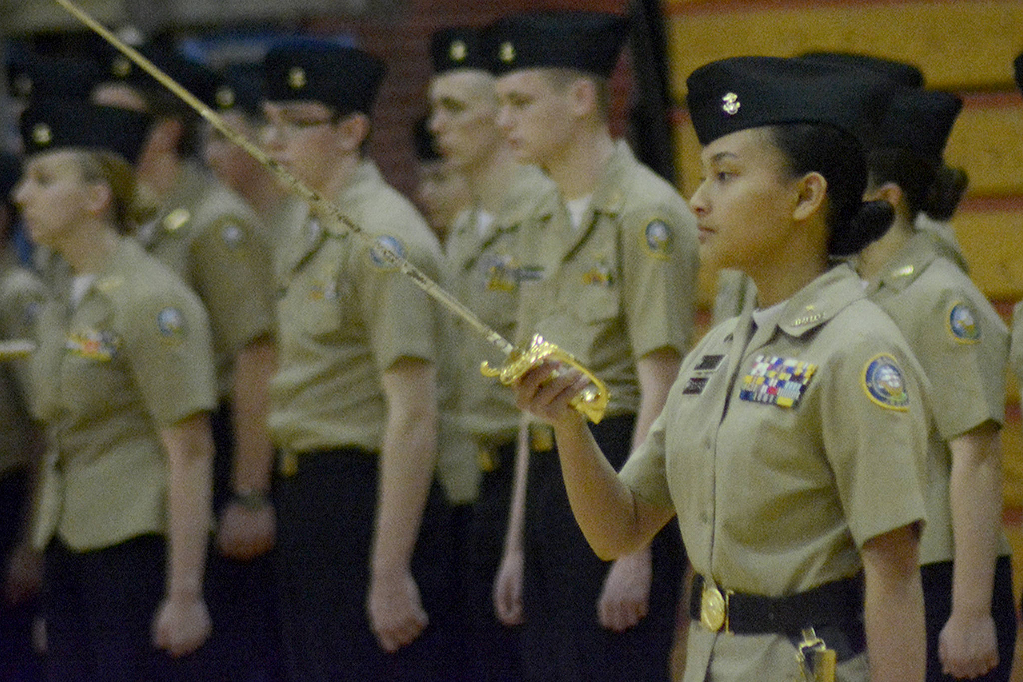 Attention on NJROTC as 23 get perfect scores at inspection	(slide show)