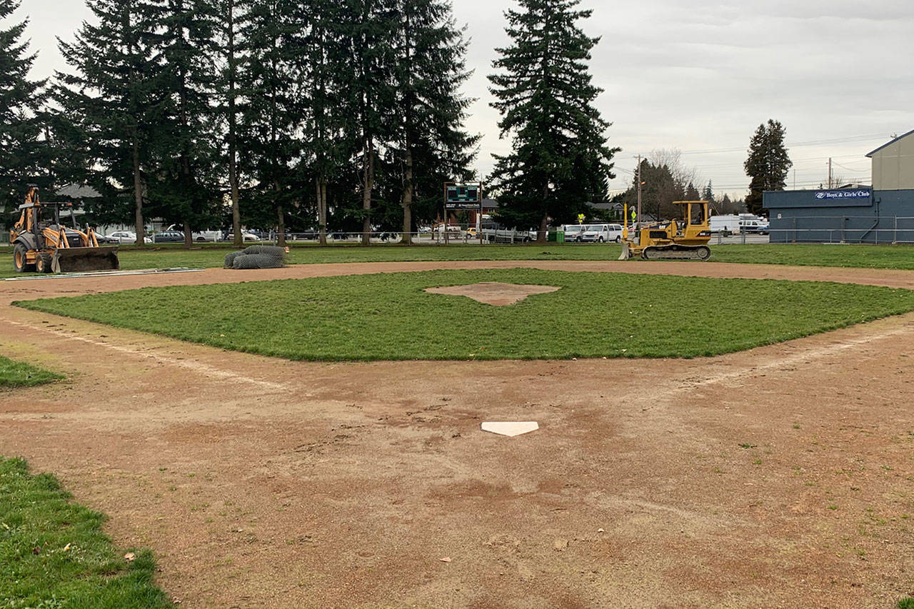 New turf field with lights a grand slam for Marysville Little League