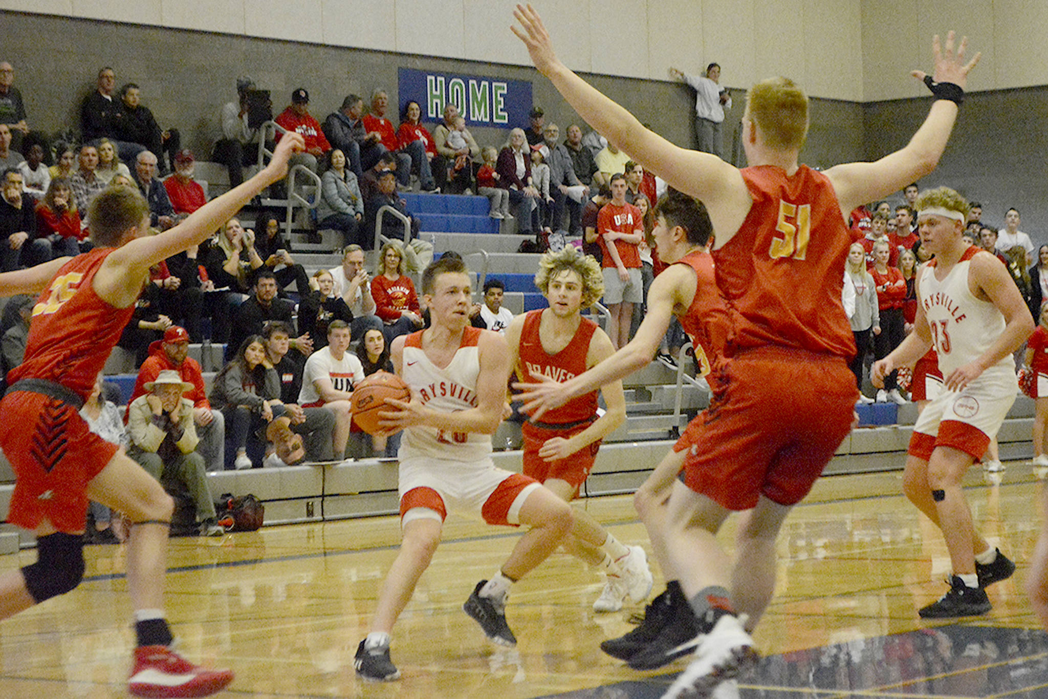 Luke Dobler of M-P made the first team. (Steve Powell/Staff Photos)